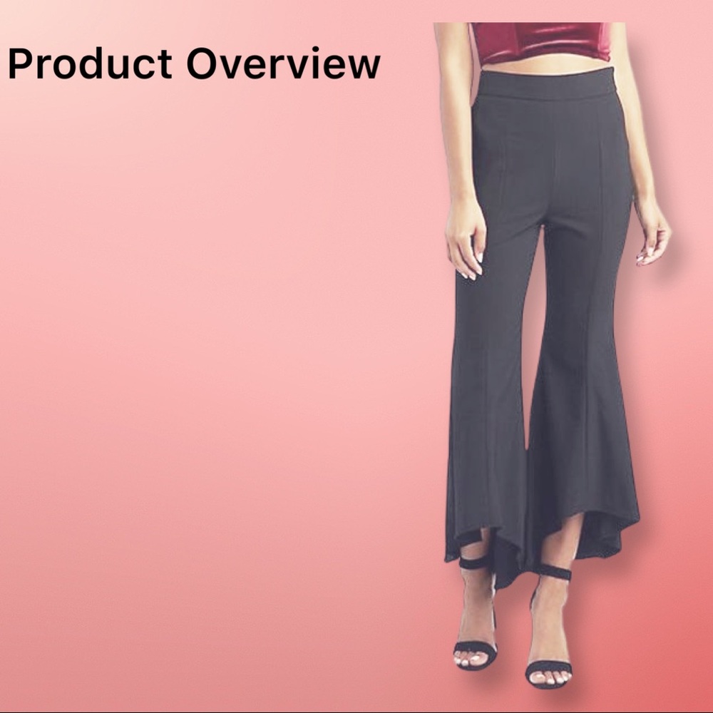 Forever 21 Tulip Hem Cropped Pants